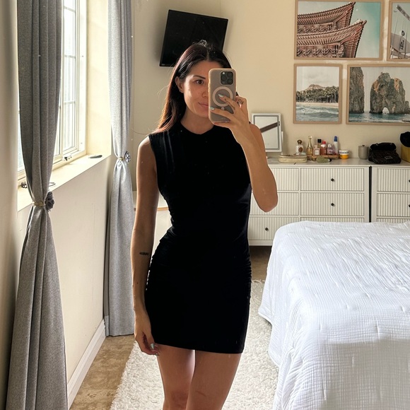 Reformation Dresses & Skirts - Black Moto Jersey Dress
